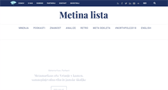 Desktop Screenshot of metinalista.si