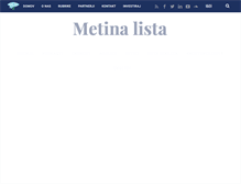 Tablet Screenshot of metinalista.si